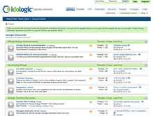 Tablet Screenshot of forums.idologic.com